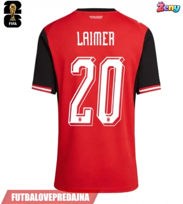 Lacne Ženy Futbalové dres Rakúsko Konrad Laimer #20 MS 2026 Krátky Rukáv - Domáci
